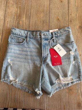 Lucky Brand Light Blue Distressed Denim Shorts